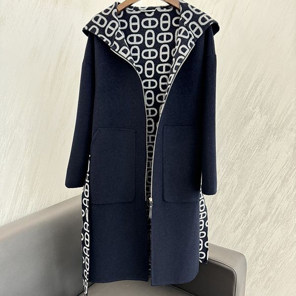 【♪大人気♪】エルメス リバーシブル ダッフルコート 偽物 eri77151